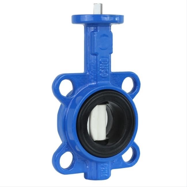 Ductile Iron Wafer Butterfly Valve Bare Stem