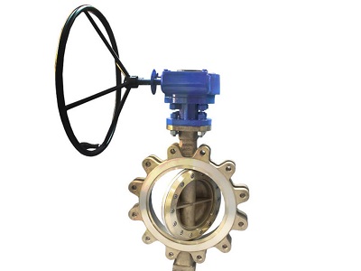 Triple-eccentric structure of bidirectional pressure butterfly valve