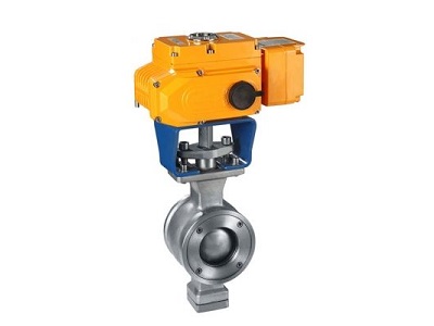 Is the V-shaped ball valve a turnnion mounted ball valve?