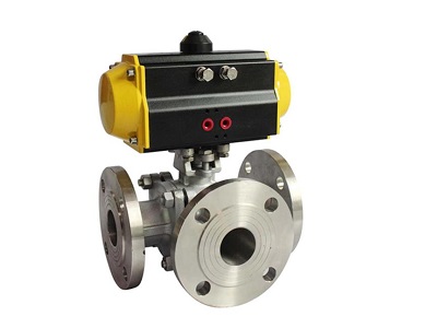 Brief description of the composition of electric three-way ball valve
