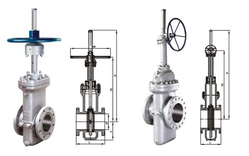 Selection of flat gate valves in different applications