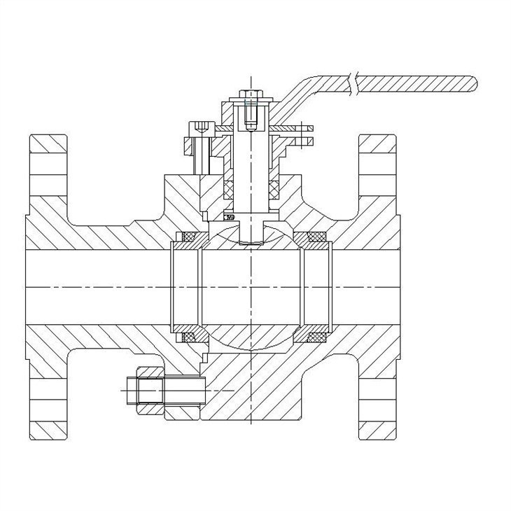 2 Piece Forged Steel Ball Valve RF