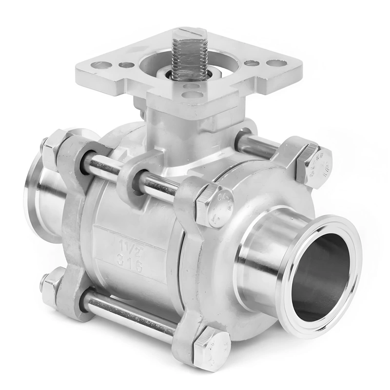3-PC Pneumatic Thread Ball Valve