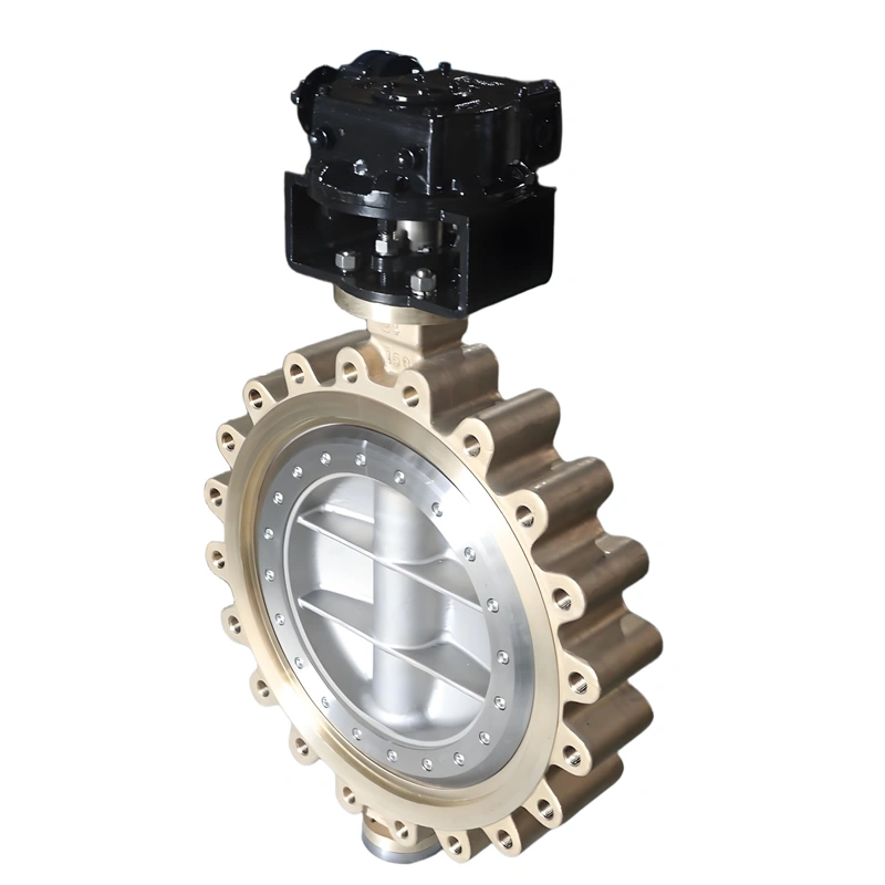Aluminum Bronze Lug-Type Triple Offset Butterfly Valves