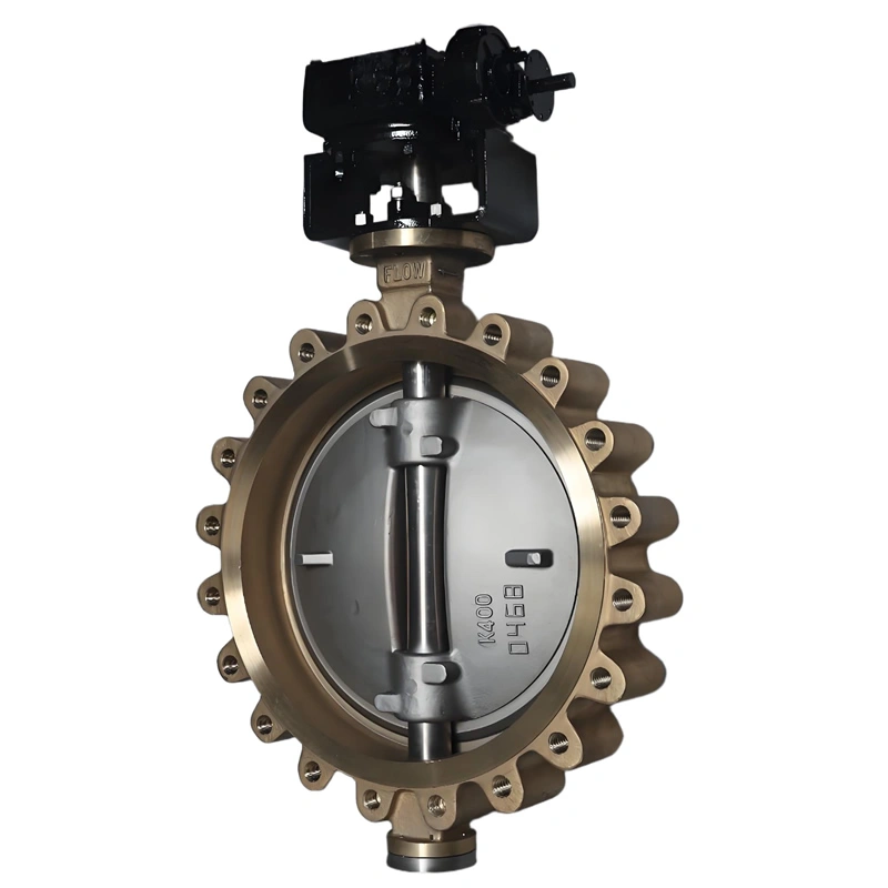 Aluminum Bronze Lug-Type Triple Offset Butterfly Valves
