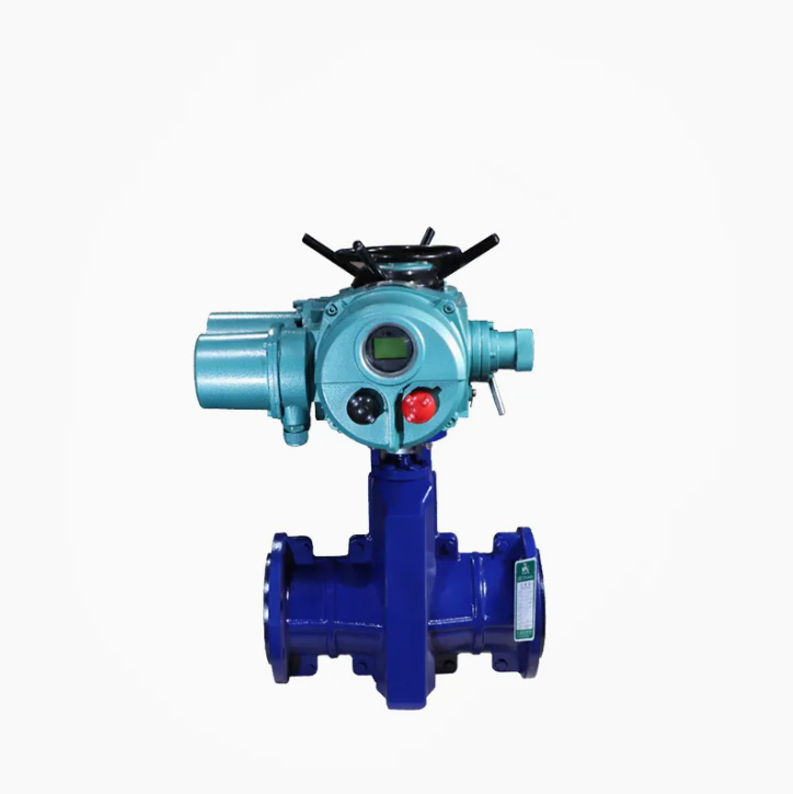 Cast Iron Electric Actuator Pinch Valve