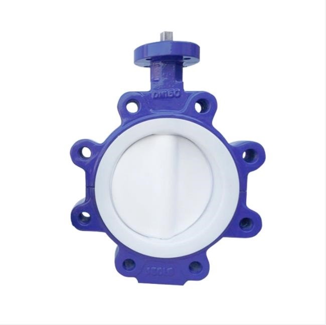 DI Body PTFE Coated Lug Butterfly Valve