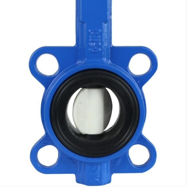 Ductile Iron Wafer Butterfly Valve Bare Stem