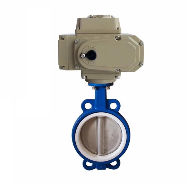 Electric Actuated  PTFE Lined Butterfly Valve 