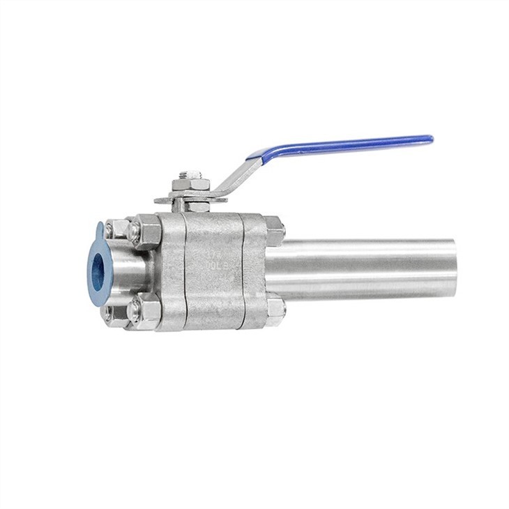 Forged Stainless Steel Ball Valve with Nipple One End