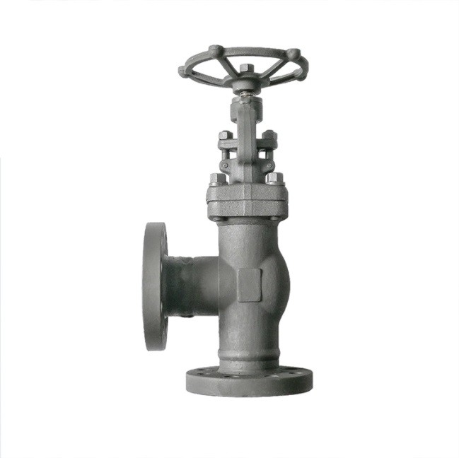 Forged Steel Angle Globe Valve Flanged End