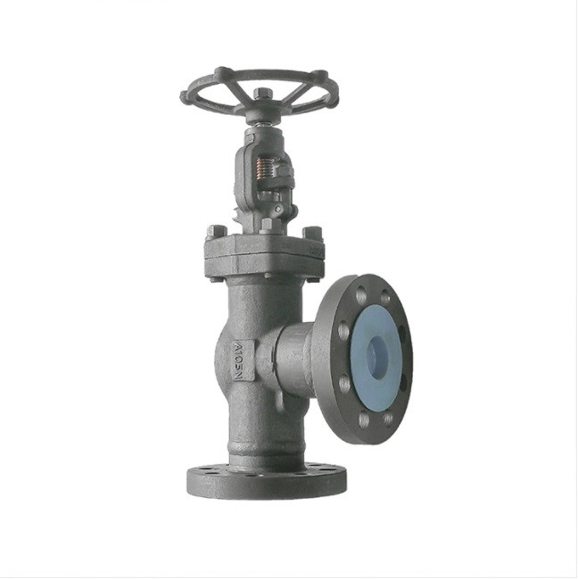 Forged Steel Angle Globe Valve Flanged End