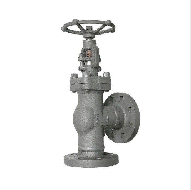 Forged Steel Angle Globe Valve Flanged End