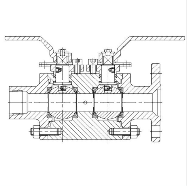 Forged Steel DBB Ball Valve