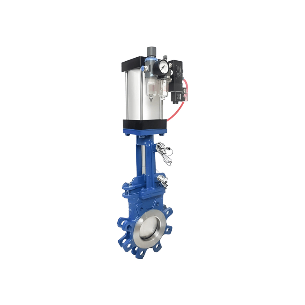 Knife Gate Valve With Pneumatic Actuator