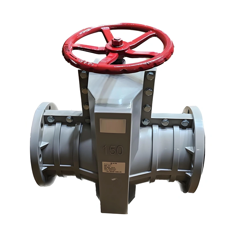 PP Plastic Manual Pipe Pinch Valve