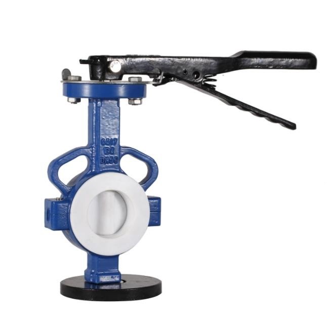 PTFE Lined Wafer Butterfly Valve