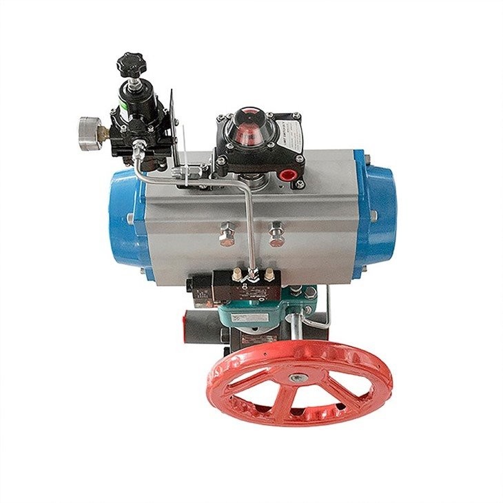 Pneumatic 2 Piece Forged Steel Ball Valve