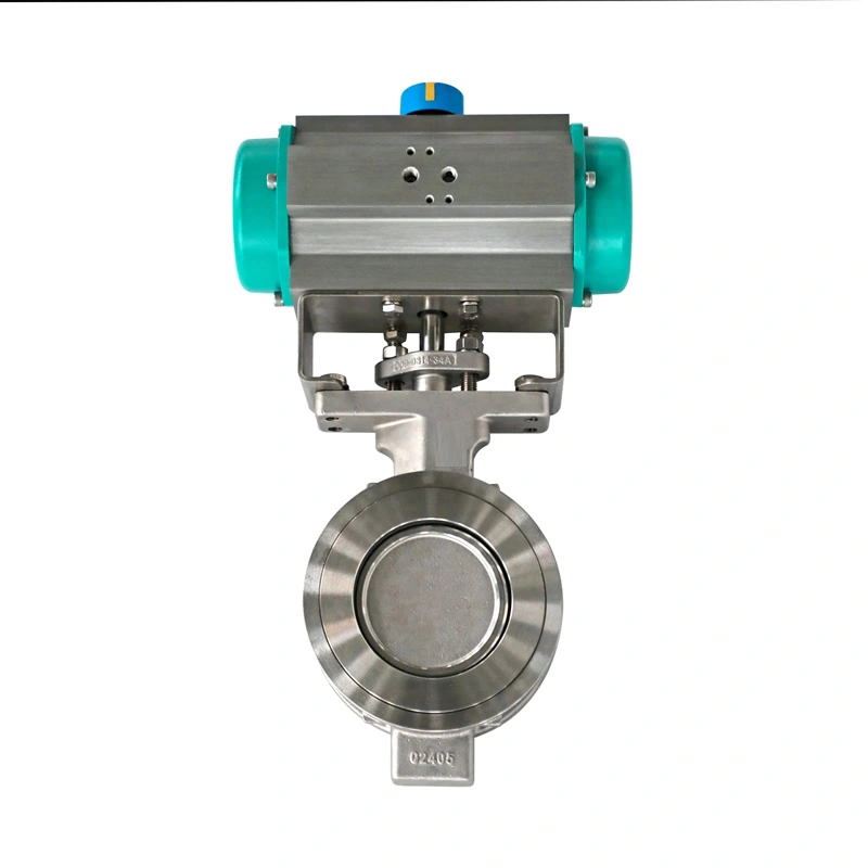 Pneumatic Butterfly Valve with Double Offset