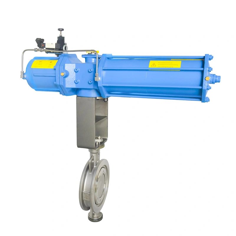 Pneumatic Triple Offset Butterfly Valves