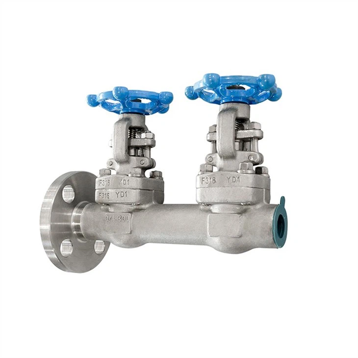 Stainless Steel Integral Double Gate Valve