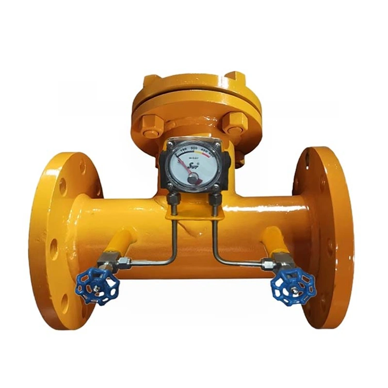 Tee Strainer with Pressure Gauges