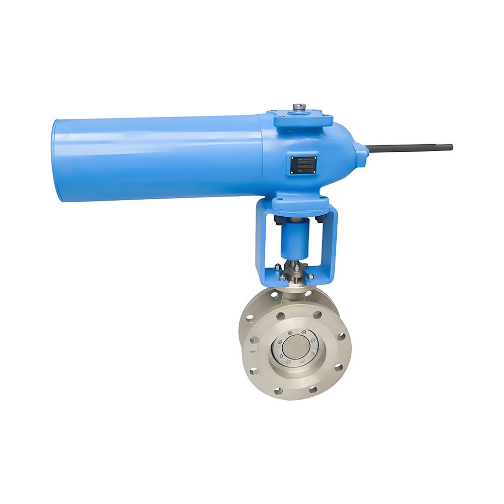 Triple Offset Butterfly Valve With Pneumatic Actuator