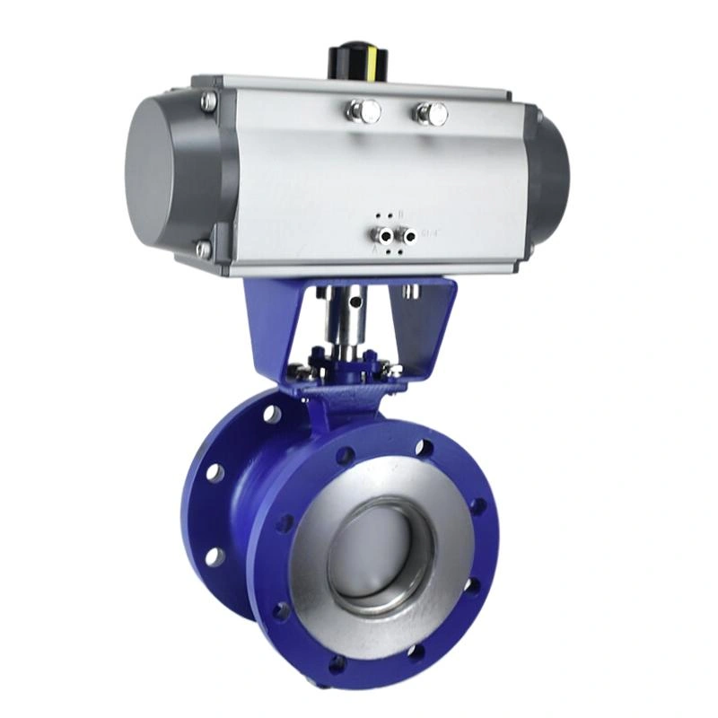 Pneumatic Flanged V Type Ball Valve