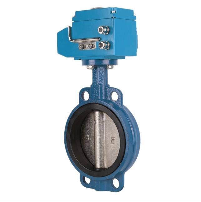 Wafer Butterfly Valve with Electric Actuator