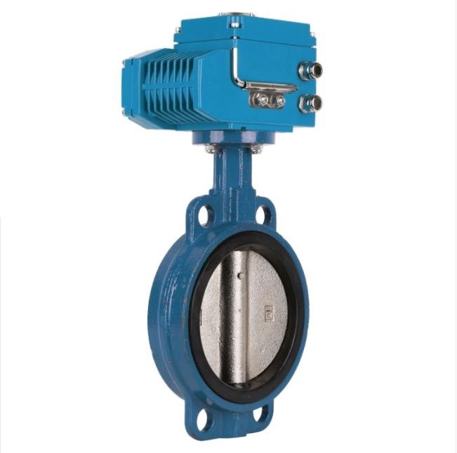 Wafer Butterfly Valve with Electric Actuator