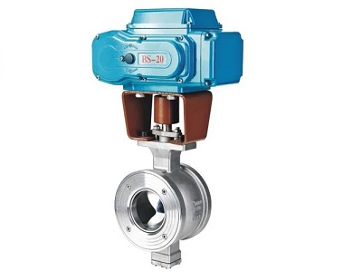 Detailed description of V-type ball valve